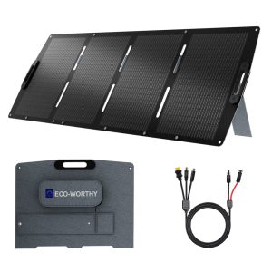 Eco-Worthy 200W Foldable Solar Panel Suitcase for Camping, Campervans & Off-Grid Power