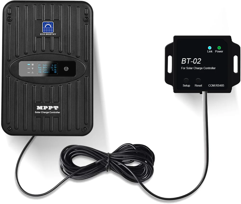 Eco-Worthy 40A MPPT Solar Charge Controller 12V/24V with Bluetooth Module - Image 2