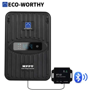 Eco-Worthy 40A MPPT Solar Charge Controller 12V/24V with Bluetooth Module