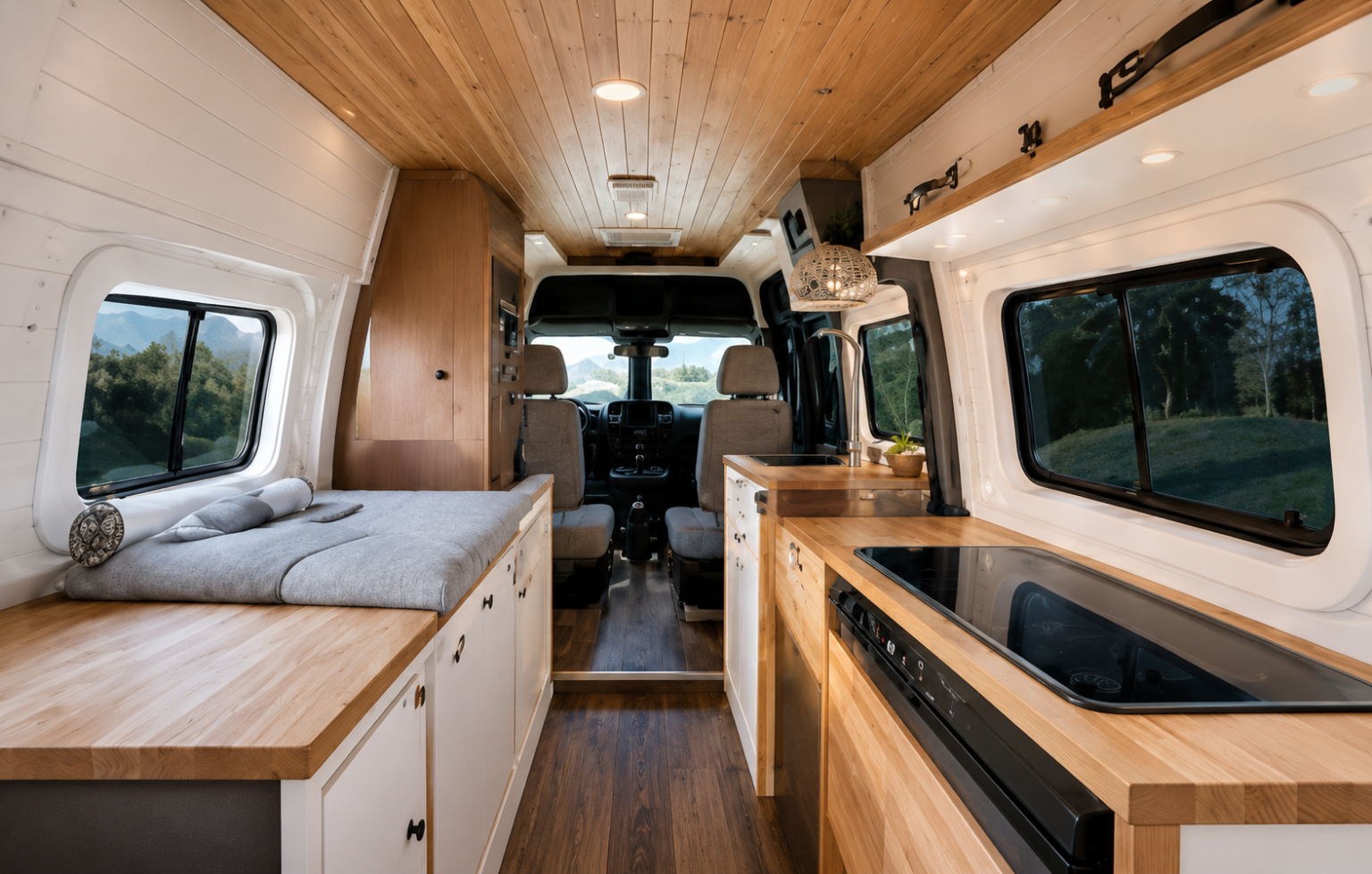 inside a peugeot boxer showing window internals