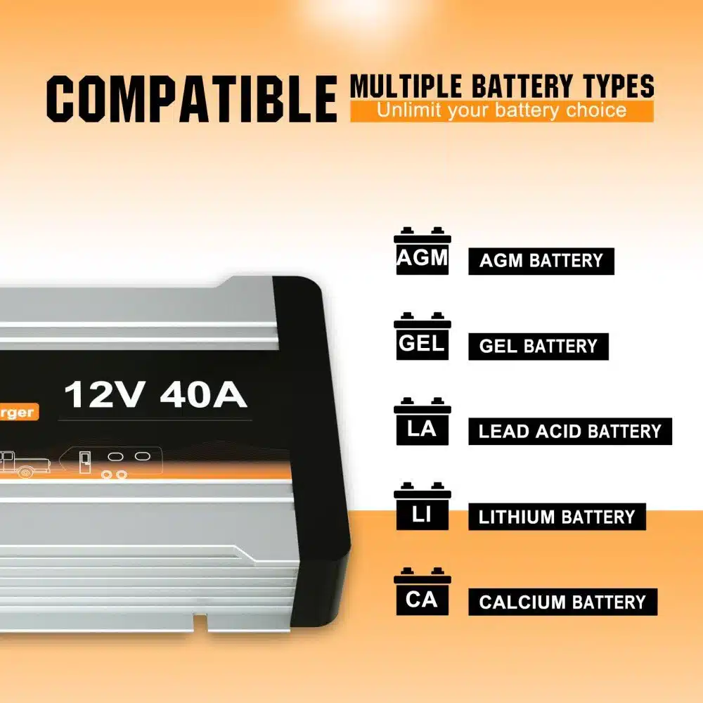 Eco-Worthy 40A DC to DC Charger with Built-In MPPT Solar Controller - Image 2