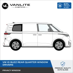 VW ID Buzz Rear Quarter Window R/H (Driver Side) Privacy Glass
