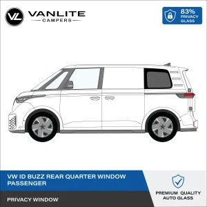 VW ID Buzz Rear Quarter Window L/H (Passenger Side) Privacy Glass