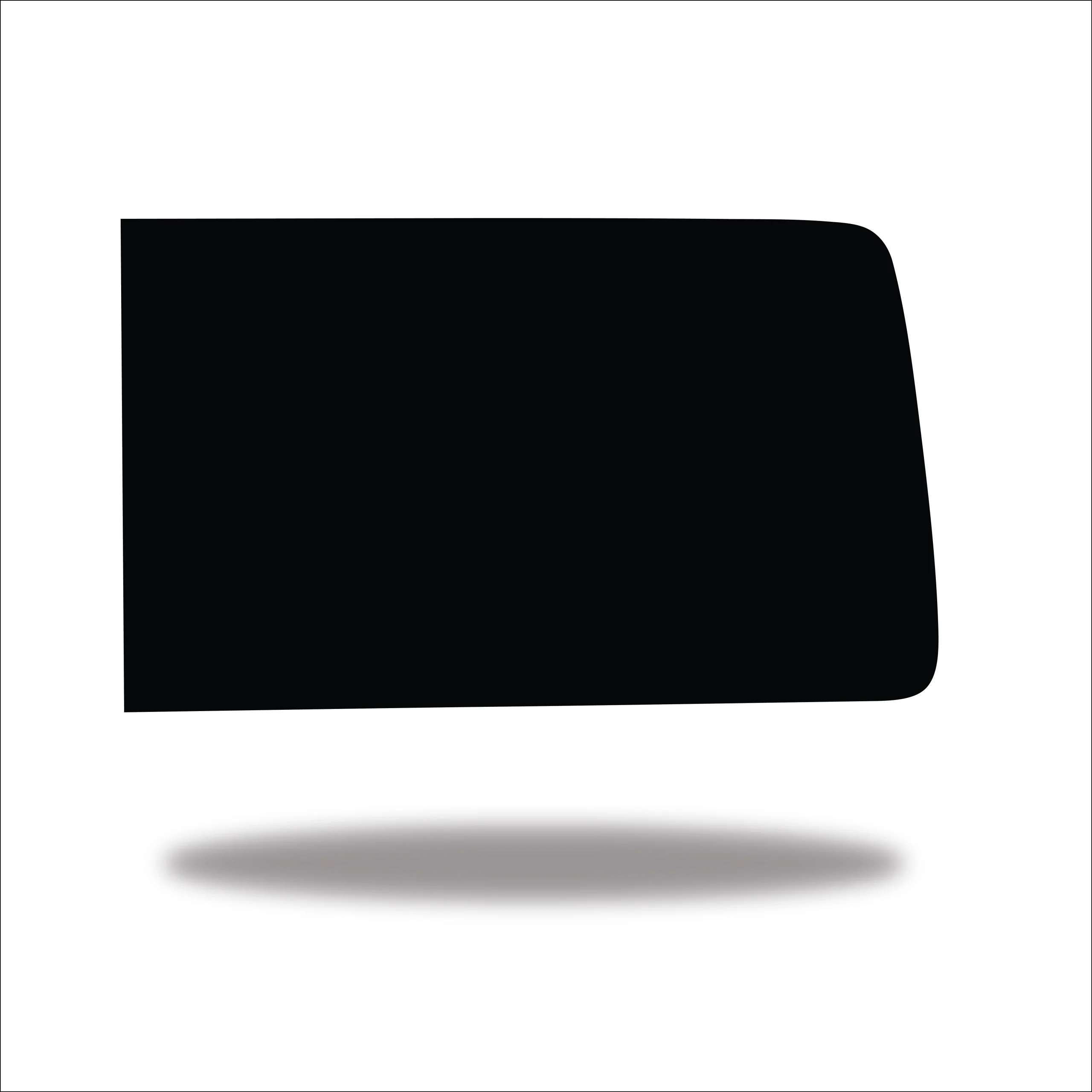 VW Transporter T5/T6/T6.1 Rear Quarter Window SWB L/H (Passenger Side) Blank Glass - Image 2