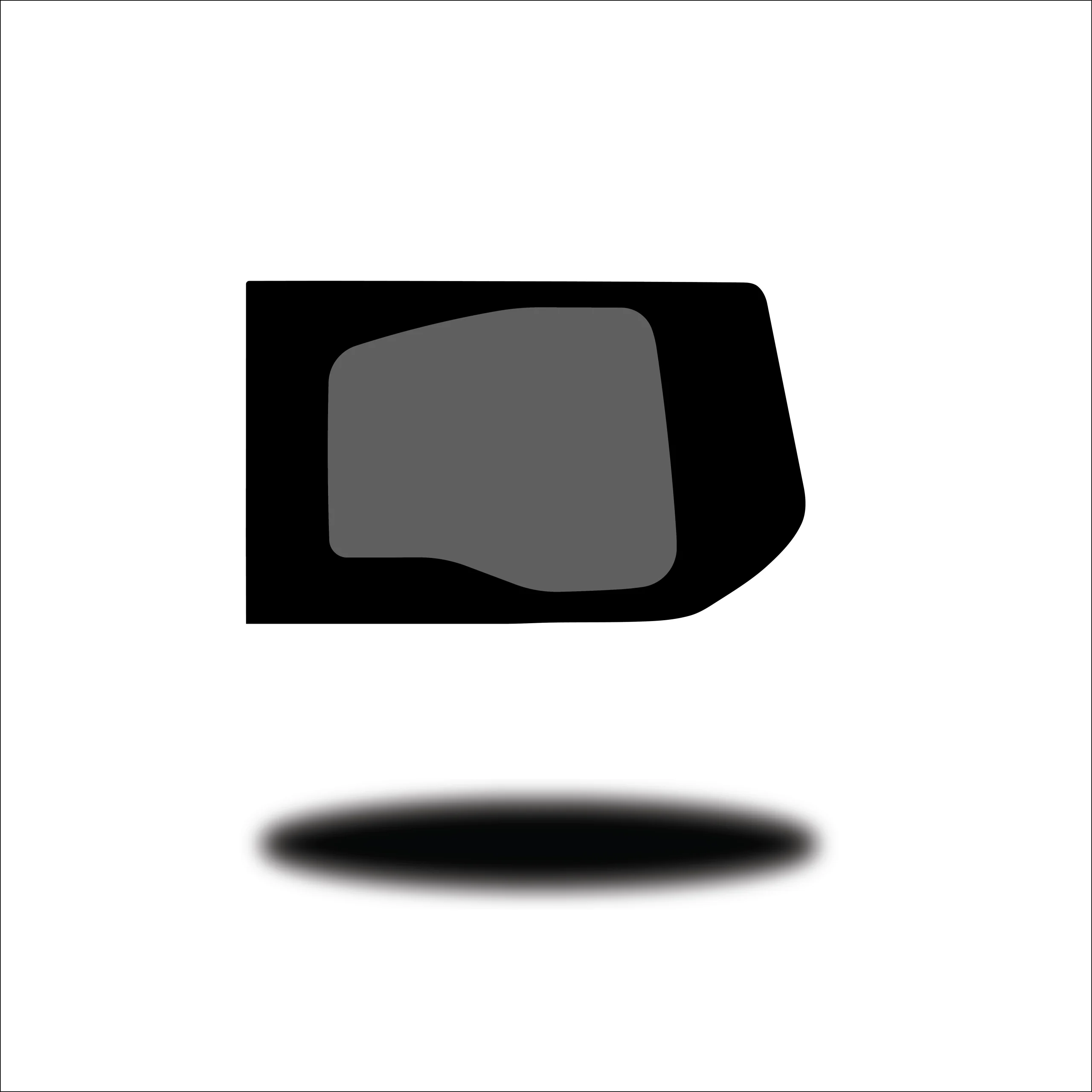 VW Transporter T7 Barn Door Window R/H (Driver Side) Privacy Glass - Image 2