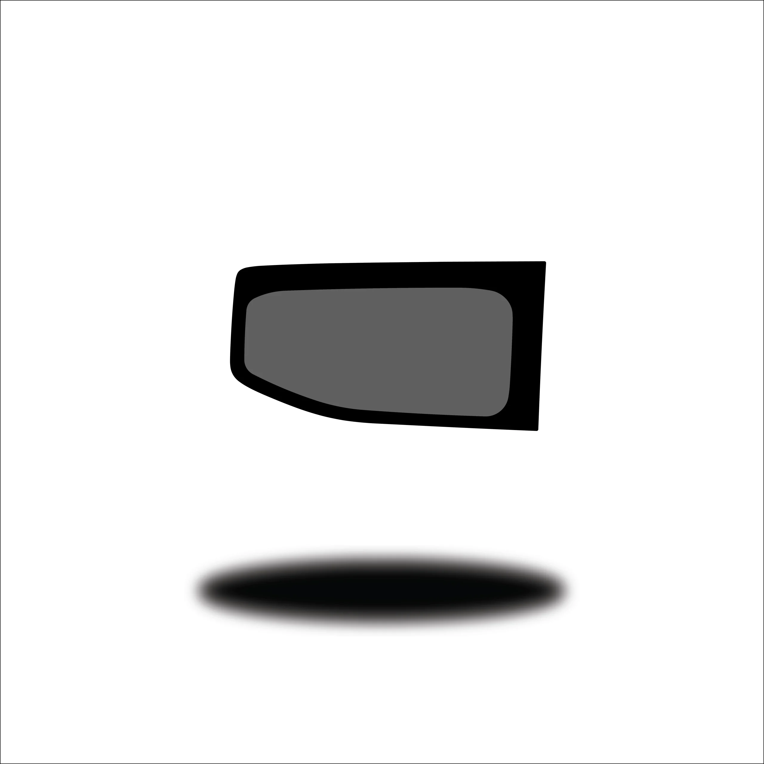 VW Transporter T7 Rear Quarter Window SWB R/H (Driver Side) Privacy Glass - Image 2