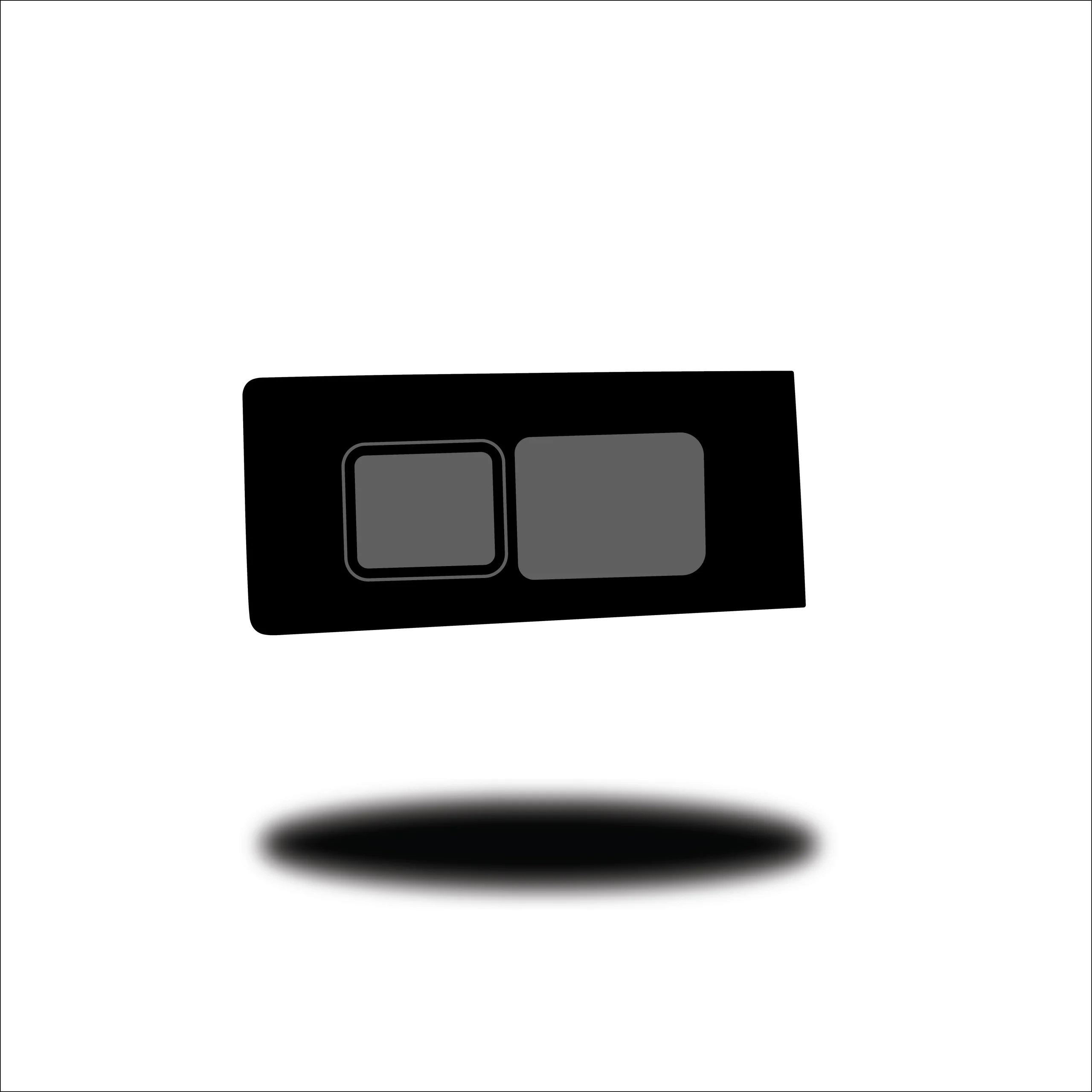 VW Transporter T7 Flush Half Slider Window L/H (Passenger Side) Privacy Glass - Image 2