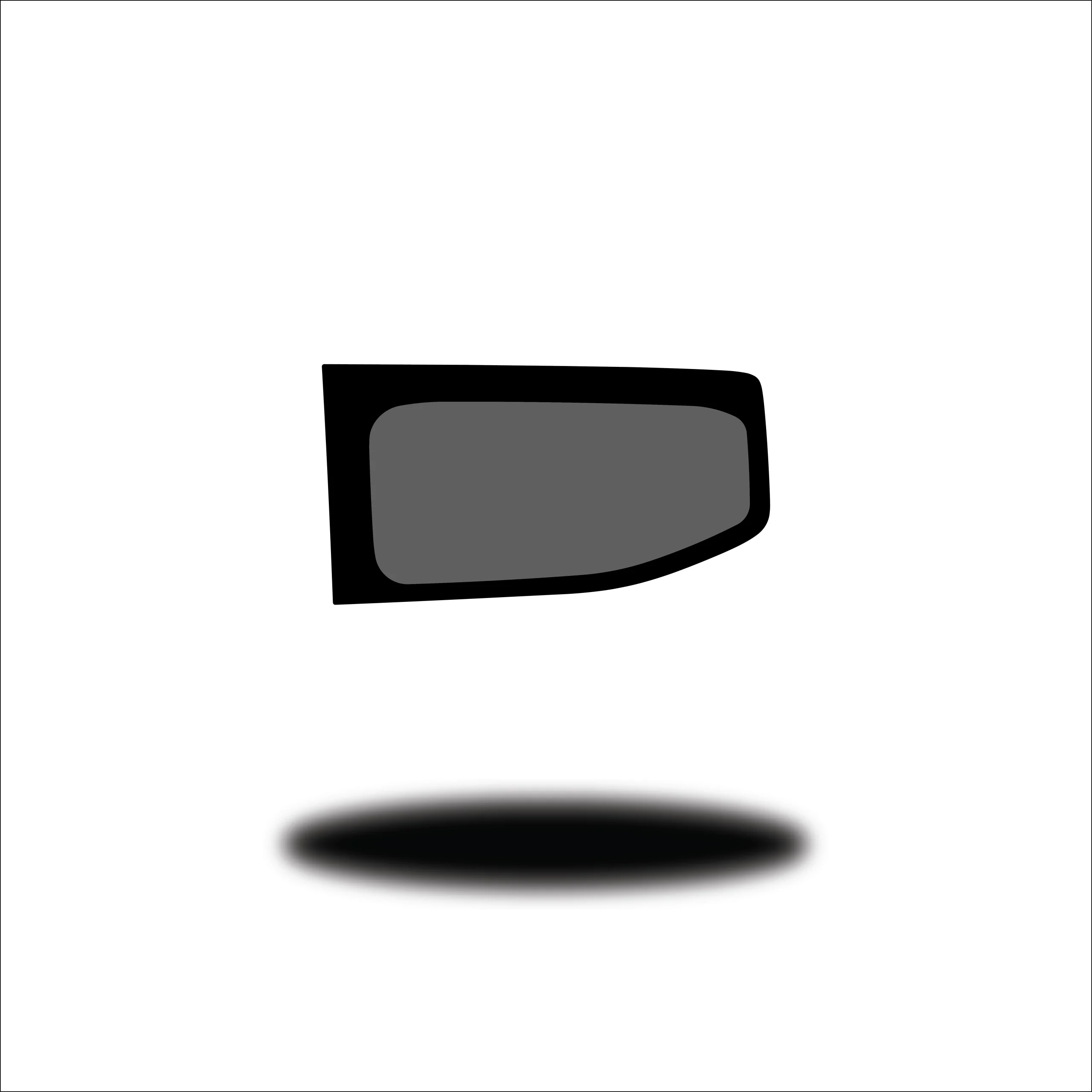 VW Transporter T7 Rear Quarter Window SWB L/H (Passenger Side) Privacy Glass - Image 2