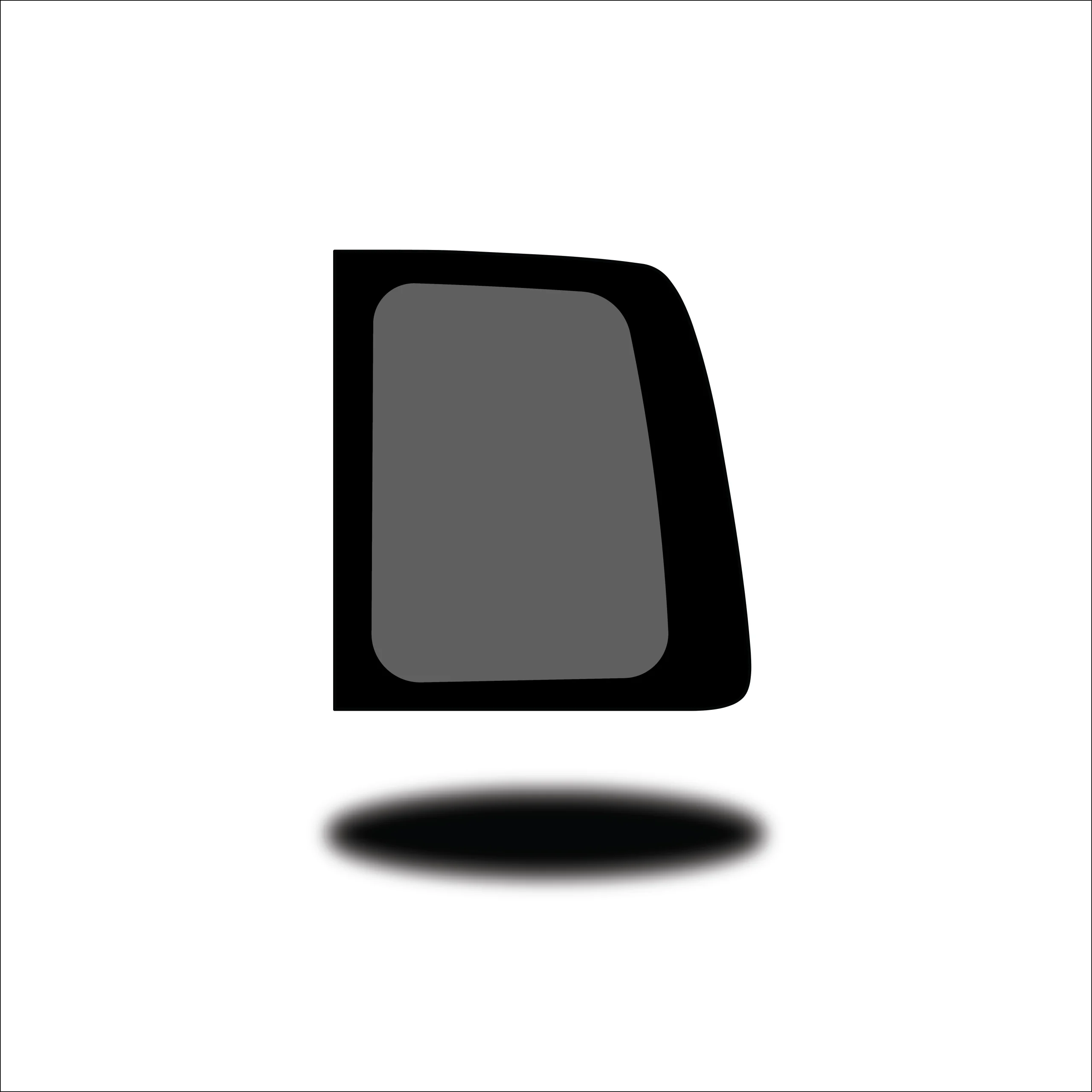 VW Caddy Maxi 2003-2021 Barn Door Window R/H (Driver Side) Privacy Glass - Image 2