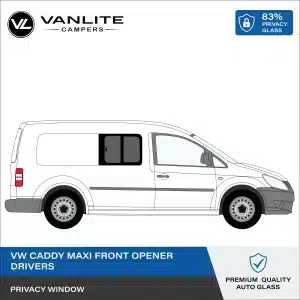 VW Caddy Maxi 2003-2021 Half Slider Window R/H (Driver Side) Privacy Glass