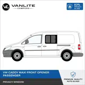 VW Caddy Maxi 2003-2021 Half Slider Window L/H (Passenger Side) Privacy Glass